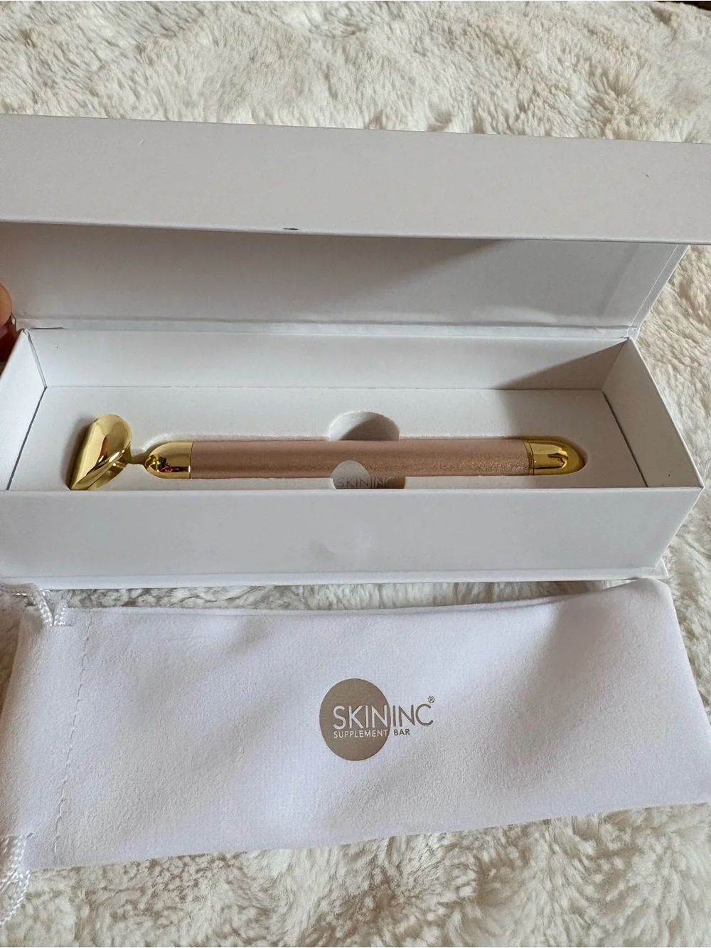 NIB Sculpt Lift Bar 24K Gold - Rose Gold Facial Massager